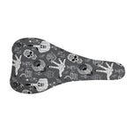 Gothic Wicca Curse Print Bicycle Seat Cover