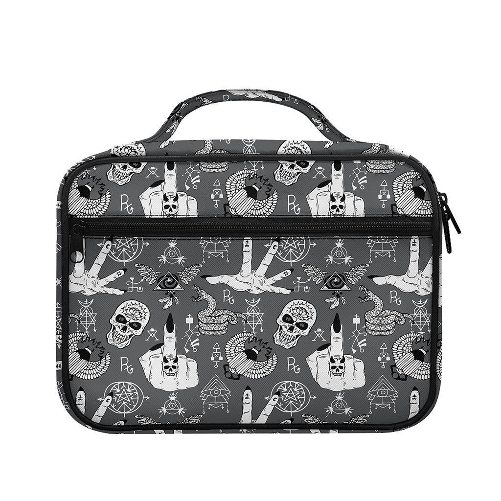 Gothic Wicca Curse Print Briefcase Bible Bag