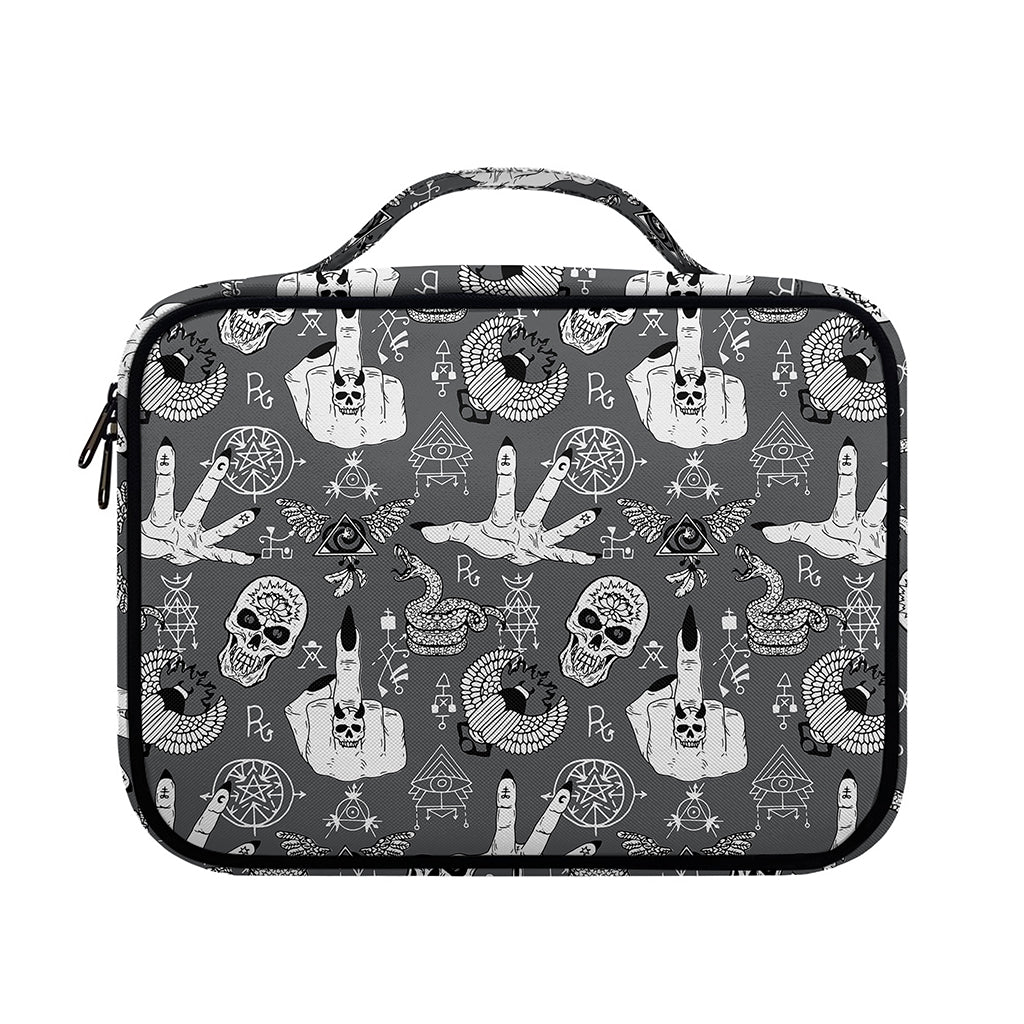 Gothic Wicca Curse Print Briefcase Bible Bag