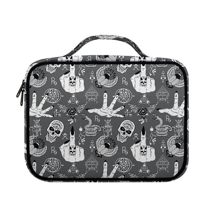 Gothic Wicca Curse Print Briefcase Bible Bag