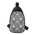 Gothic Wicca Curse Print Sling Bag