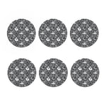 Gothic Wicca Curse Print Coaster Set