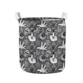 Gothic Wicca Curse Print Collapsible Laundry Basket