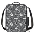Gothic Wicca Curse Print Crossbody Lunch Bag