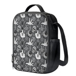 Gothic Wicca Curse Print Crossbody Lunch Bag