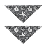 Gothic Wicca Curse Print Dog Bandana
