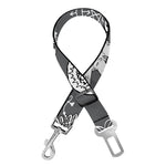 Gothic Wicca Curse Print Dog Seat Belt