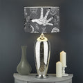 Gothic Wicca Curse Print Drum Lamp Shade