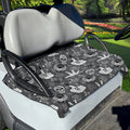 Gothic Wicca Curse Print Golf Cart Seat Cover