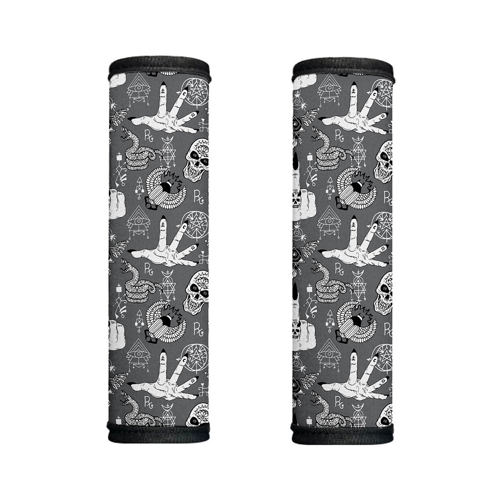 Gothic Wicca Curse Print Handle Covers