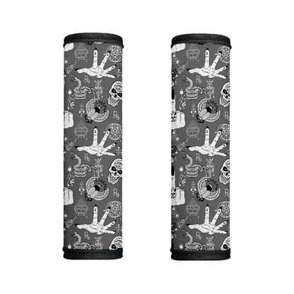 Gothic Wicca Curse Print Handle Covers