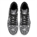 Gothic Wicca Curse Print High Top Leather Sneakers