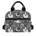 Gothic Wicca Curse Print Insulated Lunch Bag