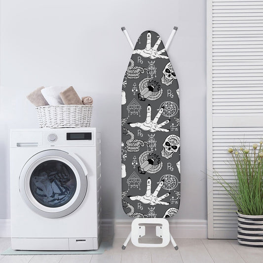 Gothic Wicca Curse Print Ironing Board Cover