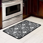 Gothic Wicca Curse Print Kitchen Mat