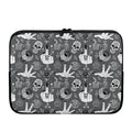 Gothic Wicca Curse Print Laptop Sleeve