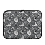 Gothic Wicca Curse Print Laptop Sleeve