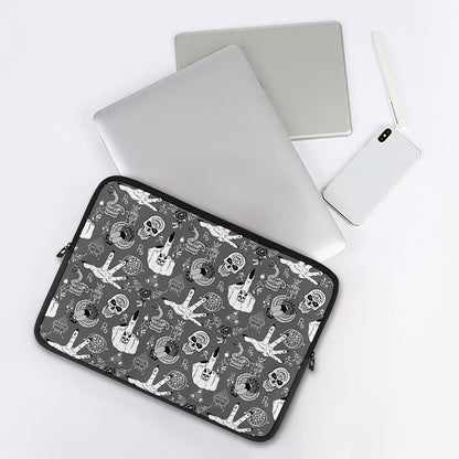 Gothic Wicca Curse Print Laptop Sleeve
