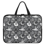 Gothic Wicca Curse Print Laptop Sleeve With Handle