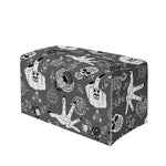 Gothic Wicca Curse Print Leather Tissue Box Cover