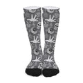 Gothic Wicca Curse Print Long Socks