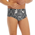 Gothic Wicca Curse Print Men's Briefs