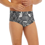 Gothic Wicca Curse Print Men's Briefs
