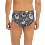 Gothic Wicca Curse Print Men's Briefs