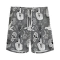 Gothic Wicca Curse Print Men's Athletic Shorts