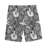 Gothic Wicca Curse Print Men's Sports Shorts