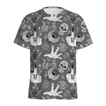 Gothic Wicca Curse Print Men's Athletic T-Shirt