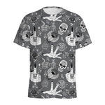 Gothic Wicca Curse Print Men's Sports T-Shirt