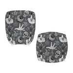 Gothic Wicca Curse Print Office Chair Cover