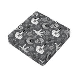 Gothic Wicca Curse Print Outdoor Seat Cushion Cover