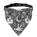 Gothic Wicca Curse Print Over The Collar Dog Bandana