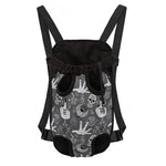 Gothic Wicca Curse Print Pet Carrier Backpack