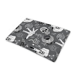 Gothic Wicca Curse Print Pet Cooling Mat Cover
