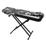 Gothic Wicca Curse Print Piano Keyboard Cover