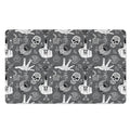 Gothic Wicca Curse Print Polyester Doormat