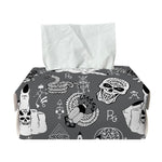 Gothic Wicca Curse Print Rectangle Tissue Box Cover