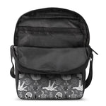 Gothic Wicca Curse Print Rectangular Crossbody Bag
