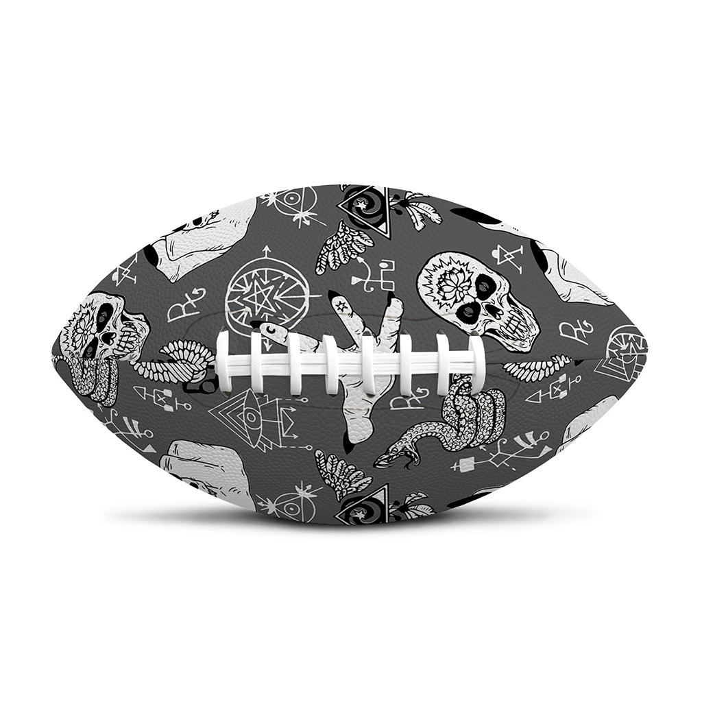 Gothic Wicca Curse Print Rugby Ball