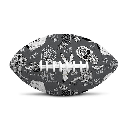 Gothic Wicca Curse Print Rugby Ball