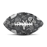 Gothic Wicca Curse Print Rugby Ball
