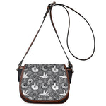 Gothic Wicca Curse Print Saddle Bag