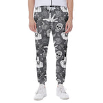 Gothic Wicca Curse Print Scuba Joggers