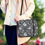 Gothic Wicca Curse Print Shoulder Strap Bible Bag