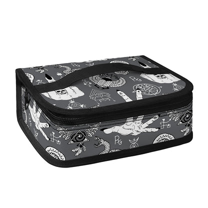 Gothic Wicca Curse Print Small Lunch Bag