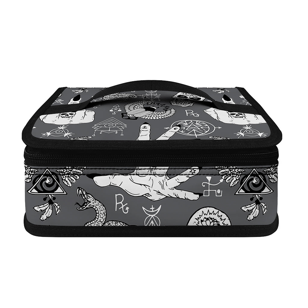 Gothic Wicca Curse Print Small Lunch Bag