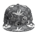 Gothic Wicca Curse Print Snapback Cap